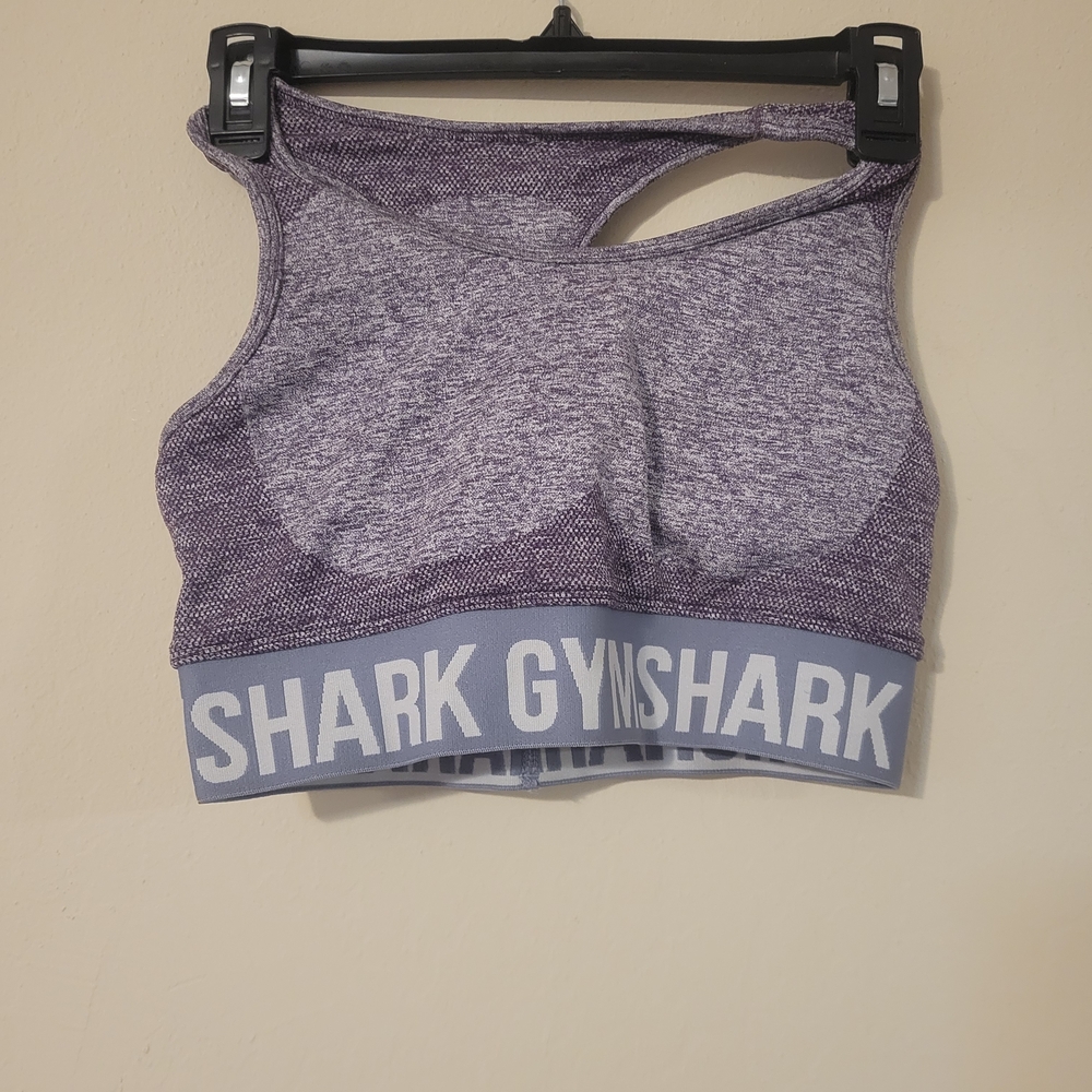 Gymshark Heathered Purple Sports Top